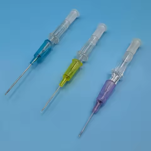 20pcs Disposable Dog Cat I. V. Cannula Animal Catheter Pet Catheters with Heparin Cap 22G 24G 26G Ve