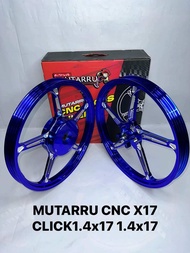 CNC MAGS 17" CLICK 125 150 V1 V2 V3 BLUE