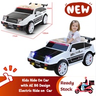 Kids Ride On Car AE 86 Electric Ride on Car With Remote Control Mainan Ride on Kereta AE86 Hadiah Ri