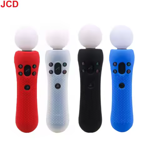 JCD PS VR Move Skin for S PSVR Controller Silicone Rubber Anti-slip Protector Case for PS4 VR Motion