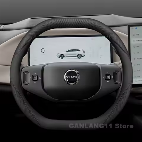 Leather Car Steering Wheel Cover For All NEW Volvo EX30 XC70 2024-2026 Anti-slip Auto interior Volvo