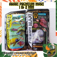 AKARI PREMIUM MAXI CHILCID & LOUHAN PRO FISH PELLETS 1MM AND 2MM CHANA PREDATOR FOOD
