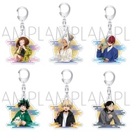 My Hero Academia Moon Viewing KeyChain Mirko Key Chain Women Shota Aizawa Acrylic Key Ring Izuku Mid