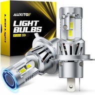 AUXITO 2Pcs 140W 30000LM H4 Car LED Headlight Super Bright 9003 HB2 Car Headlight with Fan 6500K whi