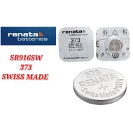 Renata 373 SR916SW Battery Silver 1.55V Battery  SWISS MADE