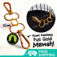 SEMPATI Rantai Kunci Bulat Full Gold Stainless Sempati Pengunci Sangkar Burung Murai Lovebird Kenari