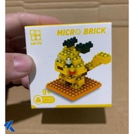 POKEMON PIKACHU FIGURE BLOCK TOY PUZZLE BUILDING BLOCK PUZZLE