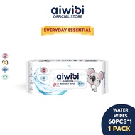 Aiwibi Baby 99.91% Pure Water Wipes 60's (1 Pack)