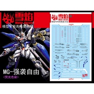 XUEYAN XY MG 1/100 STRIKE FREEDOM  Water Slide Decal
