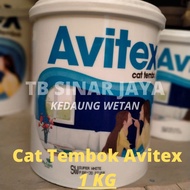 AW093 READY Cat Tembok AVITEX 1KG CAT AVITEX KILOAN 1 KG PUTIH AVITEX