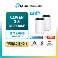 TP-Link Deco XE75 Pro AXE5400 Tri Band Whole Home Mesh WiFi 6E Mesh Router | HomeShield Security
