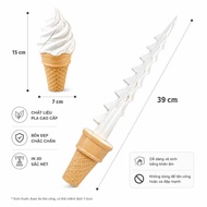 3D Ice Cream Cone Transformation Toy – Collapsible Twist Form