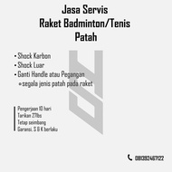 Servis Raket Badminton/Tenis Patah Bahan karbon &amp; Non-Karbon