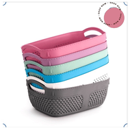 CHANDRA TOSERBA KERANJANG ANYAM SERBAGUNA BAHAN PLASTIK / TEMPAT SABUN KAMAR MANDI / TEMPAT PERAPI K