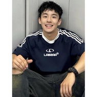 【✅READY STOCK🇲🇾】330gsm 100% Cotton Unisex Oversized T-shirt plus size Couple Tees baju lelaki现货纯棉重磅宽