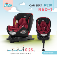 FICO คาร์ซีท  KS20  รุ่น President หมุนได้ 360 องศา สำหรับเด็กแรกเกิด - 12 ปี