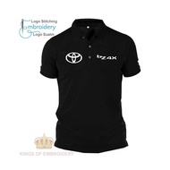 Microfiber Quick Dry FIT Jersi Jersey Polo T Shirt Logo Sulam Embroidery Toyota bZ4X Battery Electri