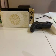 《薩爾達傳說 王國之淚》限定版Switch Oled+限定版 Pro Controller+Game