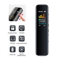 HD Digital Recorder Dual microones Smart Noise Reduction Voice Recorder MP3 Player Interview Conference Recorder Dictaon