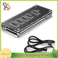 USB 9Pin Interfaces Header Splitter 9Pin 1 to 4 Hub for PC Computer Case 86HC Header Expansion Cable