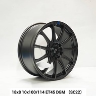 【Installation Available】ENKEI SC22 18x8 5x100/114.3 ET45 DGM