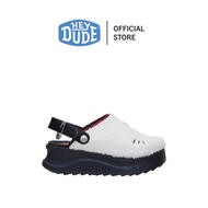 HEYDUDE รองเท้าลำลองผู้หญิง HELLO KITTY DELRAY CLOG รุ่น 44843-1KE - WHITE BLACK