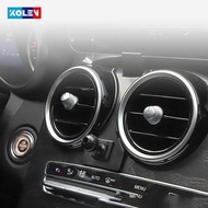 Car Mobile Phone Holder For Mercedes Benz C Class GLC W205 X253 GPS