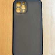 全新 iPhone 12 case black PVC 黑色 防摔 鏡頭全包 air bag anti fall impact