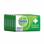 Original Dettol Bar Soap 105 Gr (5 Pcs)