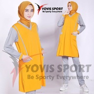 SETELAN OLAHRAGA TUNIK MUSLIMAH WANITA/SETELAH MUSLIMAH YOVIS SPORT