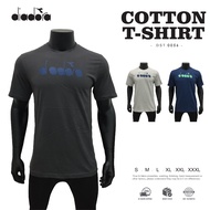 ORIGINAL DIADORA LOGO LENGAN PENDEK COTTON UNISEX CUTTING SIZE BESAR BAJU SUKAN DST0056 【READY STOCK