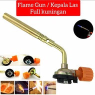 Gas Torch Blender Las Manual / Kepala Gas Blow Torch Tembaga Kuningan / Kepala Las Manual Blow Torch