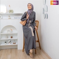 Gamis Nibras Terbaru Ns 082 / Gamis Nibras Bahan Premium / Gamis