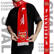 Nazhifa Printing - Arsenal Neck Scarf, Men's and Women's Football Fashion Accessories