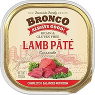 Bronco Lamb Pate Tray 100g Dog Wet Food (Carton of 16)