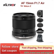 VILTROX AF 15mm F1.7 Air Z Pocket Lens Auto Fcous F/1.7 Z-Mount Portable Shot for Nikon Beginner's L