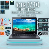 Acer C740 Chromebook, With Playstore (11.6-inch HD, 4 GB, 16GB SSD) [Refurbished]