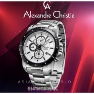 *Ready Stock*ORIGINAL Alexandre Christie 6141MCBTBSL Stainless Steel Chronograph Men’s Watch
