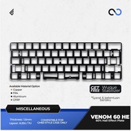 Geonworks VENOM 60 HE Plate GH60 Hall Effect 60% Gaming Keyboard Rapid Trigger SOCD