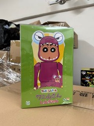 全新 現貨 蠟筆小新 恐龍 鱷魚先生 400% + 100% bearbrick be@rbrick BE@RBRICK ワニ山さん 