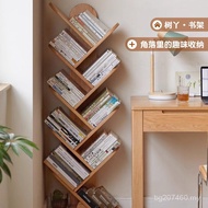 Floor Multi-Layer Storage Rack Yi Shelf Household Back Wall Creative Solid Wood Shun Bookshelf Furni