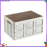 BEST4U 30/56L Foldable Stackable Collapsible Storage Box with Lid | Car Trunk Bin | Outdoor Containe