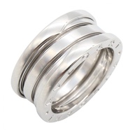 【二手】寶格麗BVLGARI B-zero1 四環戒指 346594 K18WG（白K金）B-zero1 四環戒指 男女通用 二手 A
