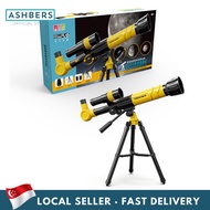 HD telescope, Telescopes for Kids Beginners, Science Educational Toy with Adjustable Tripod, Childre