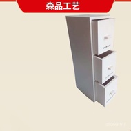 With Drawer Cosmetics White Storage Cabinet Storage Cabinet Storage Box Sundries Jewelry Three-Layer