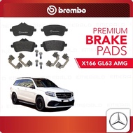BREMBO Rear Pads (L+R) - Mercedes X166 GL63 AMG