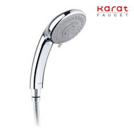 Karat Faucet ฝักบัวปรับน้ำ 3 ระดับ ขนาด 9.5 ซม. พร้อมสายสแตนเลส 304 รุ่น KS-06-213-50