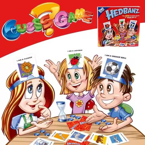 Kid Picture Guessing Board Game Who Is It Game For Kids Children Board Parent-Child Interactive Game