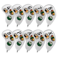 White Sushi Iron Set Head Cover Golf Iron Stick Cover Stick Club Iron