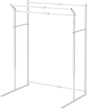 HEIAN SHINDO OHW-80WH Hanger Rack, 3 Tiers, Closet, Increased Storage Capacity, Vertical and Horizon